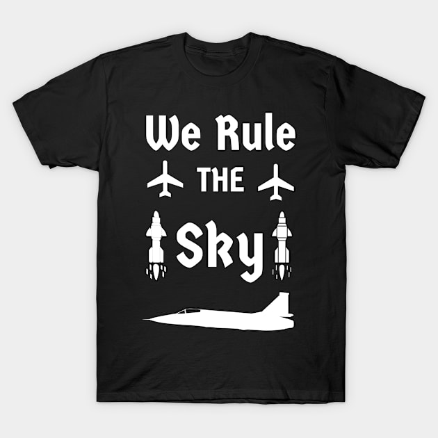 Air Traffic Controller - We rule the sky T-Shirt by Syntax Wear